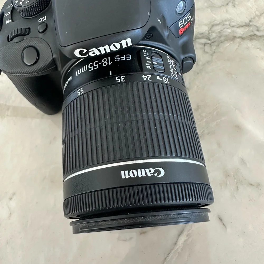 Canon Rebel SL1 with 18-55mm lens